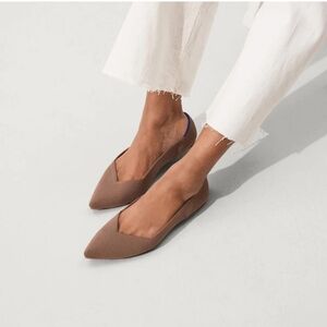 Rothy's Brown Pointed Flats